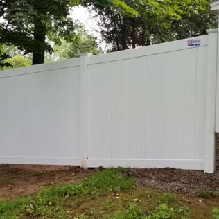 Vinyl Fencing Gallery | Syracuse, Utica, Rome, NY | Double K Construction